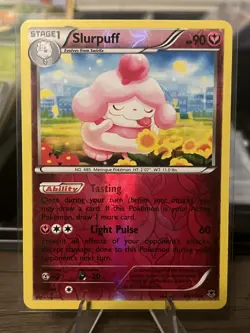 Pokemon TCG Slurpuff 69/119 Reverse Holo Fairy Stage1 HP90 Lightly Played - Image 1