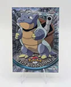 2000 Topps Chrome Pokemon: Blastoise #09 - NM-L/P - Image 1