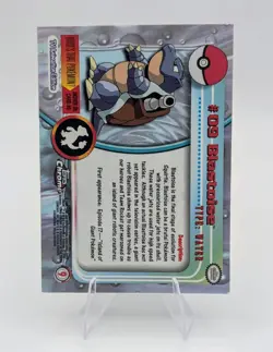 2000 Topps Chrome Pokemon: Blastoise #09 - NM-L/P - Image 2