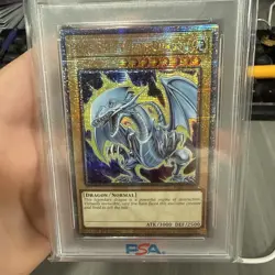 Blue Eyes White Dragon RA04-EN108 8th tcg artwork QCR Yugioh PSA 10 - Image 3