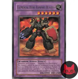 Yugioh Elemental HERO Rampart Blaster DP1-EN012 Rare NM - Image 1