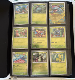 Pokemon Mega Evolution Base Master Set ALL REVERSE C/U/R/EX 132 Cards W/ Binder - Image 1