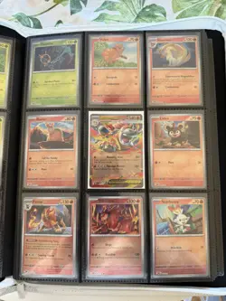 Pokemon Mega Evolution Base Master Set ALL REVERSE C/U/R/EX 132 Cards W/ Binder - Image 3