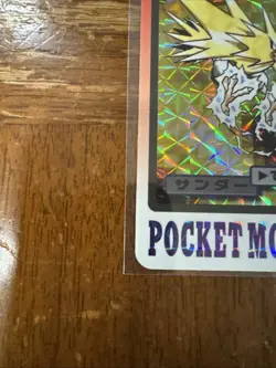 Zapdos File No.145 Carddass 1997 Prism Holo Bandai Japanese Pokemon Card - Image 4