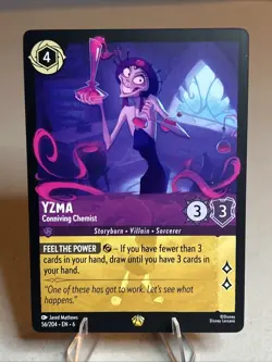 Yzma Conniving Chemist Azurite Sea Regular Card 56/204 NM Condition - Image 1
