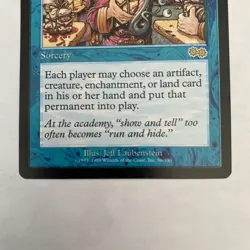 Show and Tell Urza's Saga Regular Light Play MTG Magic - Image 3