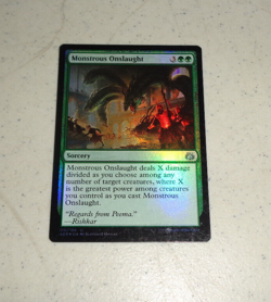 ~1x Monstrous Onslaught FOIL x1 ~NM~ AER Magic the Gathering MTG~ - Image 1