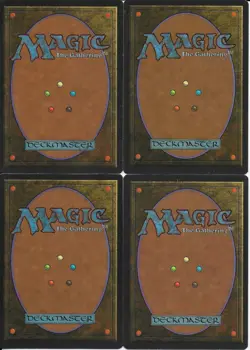 MTG: WHITE WARD 4th Edition UNCOMMON; played, Excellent condition x4 - Image 2