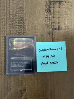 Arid Mesa (Borderless) (Dragonscale Foil) Special Guests Foil - Image 1
