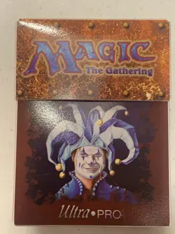 Vintage Jester's Cap Force of Nature Fifth Ed Ultra Pro Deck Box 1997 MTG Magic - Image 1