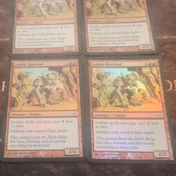 1x Goblin Warchief Foil FNM DCI Promo MP - Image 3