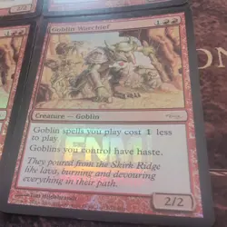 1x Goblin Warchief Foil FNM DCI Promo MP - Image 4