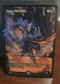 1x Super Shredder (Showcase) Teenage Mutant Ninja Turtles Foil myrhic 285 NM x1 - Image 1