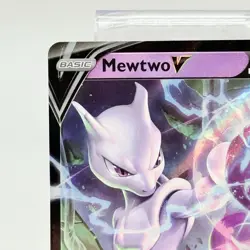 Mewtwo V 030/078 Ultra Rare Pokemon Sword & Shield Pokemon GO Card NM - Image 2
