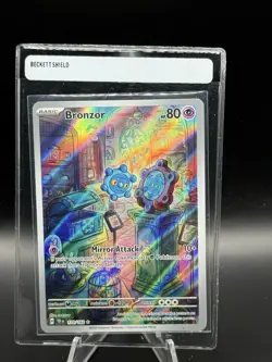 Bronzor 170/162 Illustration Rare Holo NM Pokemon SV05: Temporal Forces - Image 1