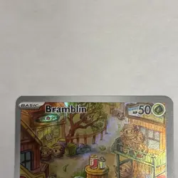 Pokemon TCG Bramblin Holo Card Paldea Evolved 198/193 NM Condition - Image 2