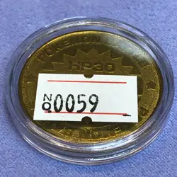 Pokemon Vintage Meiji Metal Battle Golden Coin Medal - SP25 Cleffa - #0059 - Image 2