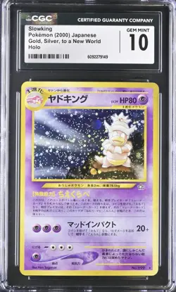 Pokemon Slowking Holo Japanese Neo Genesis CGC GEM MINT 10 - Image 1