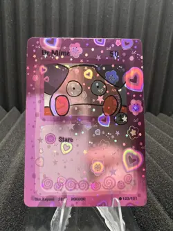 Ur. Mime (Mr. Mime) 122/151 - Heart Holo Pokidoki First Edition Fan Art Pokemon - Image 1
