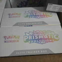 Pokemon TCG Prismatic Evolutions Case of 10x Sealed Elite Trainer Boxes - Image 4