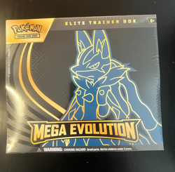 Pokemon TCG Mega Evolution Lucario Elite Trainer Box – SEALED ETB - Image 1