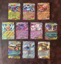 LOT of 10 Double Rare Pokemon TCG Me02 Phantasmal Flames ex Holofoil (MINT) - Image 1