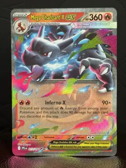 LOT of 10 Double Rare Pokemon TCG Me02 Phantasmal Flames ex Holofoil (MINT) - Image 2