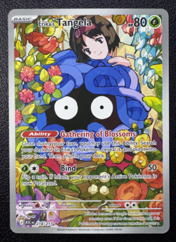 Pokemon: Erika's Tangela Illustration Rare Full Art Holo 218/217 Ascended Heroes - Image 1