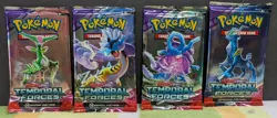 Pokemon TCG Scarlet & Violet Temporal Forces 4 Sleeved Booster Packs - Image 1