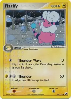 Pokemon Damaged Flaaffy - 56/115 - Common - Reverse Holo English - Image 1