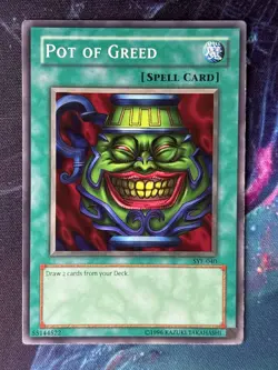 Pot of Greed - SYE-040 - Common - Vintage Yugi Starter Deck - Image 1