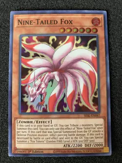 Yu-Gi-Oh! Nine-Tailed Fox SESL-EN047 Secret Slayers 1st Edition NM - Image 1