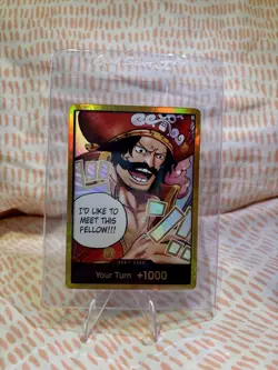 DON!! Card (Gol.D.Roger) (Gold) Carrying On His Will Foil - Image 1