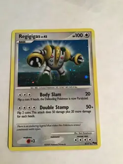 Regigigas 4/17 Holo Rare POP Series 9 Promo Pokemon Card 2009 - Image 1