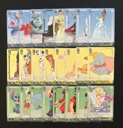Weiss Schwarz Disney 100 Bundle Lot Of 24 Cards, Japanese, Dumbo, Tinker Bell - Image 1