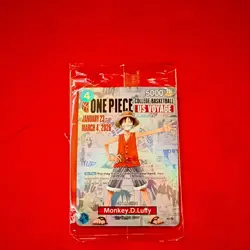 One Piece Monkey.D Luffy Us College Basketball Card Limited Promo *SEALED* P-056 - Image 1