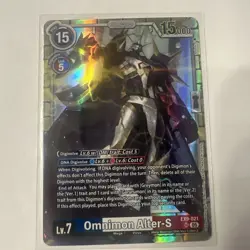 Digimon Card Game Omnimon Alter-S EX9-021 Super Rare Versus Monsters NM - Image 1