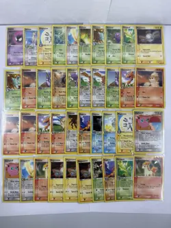 Vintage Lot Of 40 Pokemon EX FireRed & LeafGreen Non Holo Cards NM-LP - Image 1