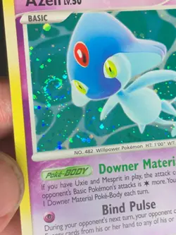 Azelf 4/123 Holo SWIRL - Mysterious Treasures Pokemon Card - NM - Image 3