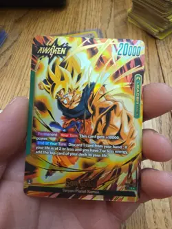 Son Goku FB05-049 Leader Alternate Art New Adventure Dragon Ball Super TCG Card - Image 1