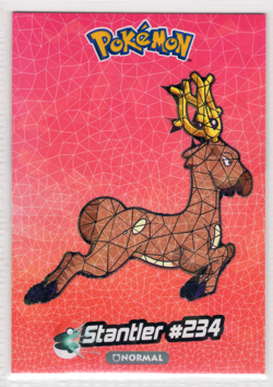 POKEMON - CRYSTAL CARD COLLECTION * STANTLER #234 - CRACKED ICE HOLO - Image 1