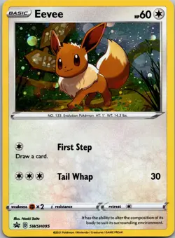 Eevee Promo SWSH: Sword & Shield Promo Cards SWSH095 NM - Image 1
