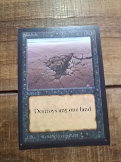 MTG 1X Sinkhole X1 Collectors' Edition (CE) Magic - SP/NM - Image 1