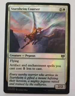 1x Starnheim Courser FOIL Kaldheim MTG Magic the Gathering NM - Image 1