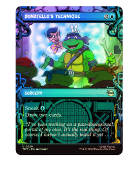 Donatello's Technique - Foil - Showcase Teenage Mutant Ninja Turtles MTG - Image 1