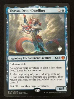 1x MTG Thassa, Deep-Dwelling - Promo Pack: Theros Beyond Death (PPTHB) #71 - Image 1