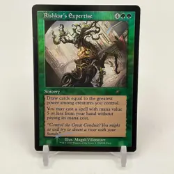 Rishkar's Expertise Magic the Gathering Promo Retro Frame Foil - Image 1