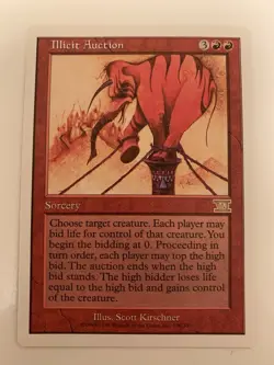 MTG NM Illicit Auction 6th Edition Free Shipping In The US With Tracking - Image 1