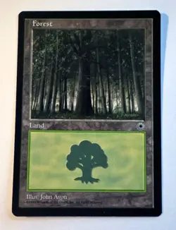 blank Forest #212 artist proof MTG Portal artist John Avon SOLD AS IS - Image 1
