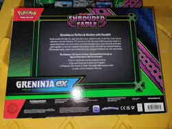 Pokemon TCG: Shrouded Fable, Set of Greninja and Kingdra EX Boxes Sealed - Image 4